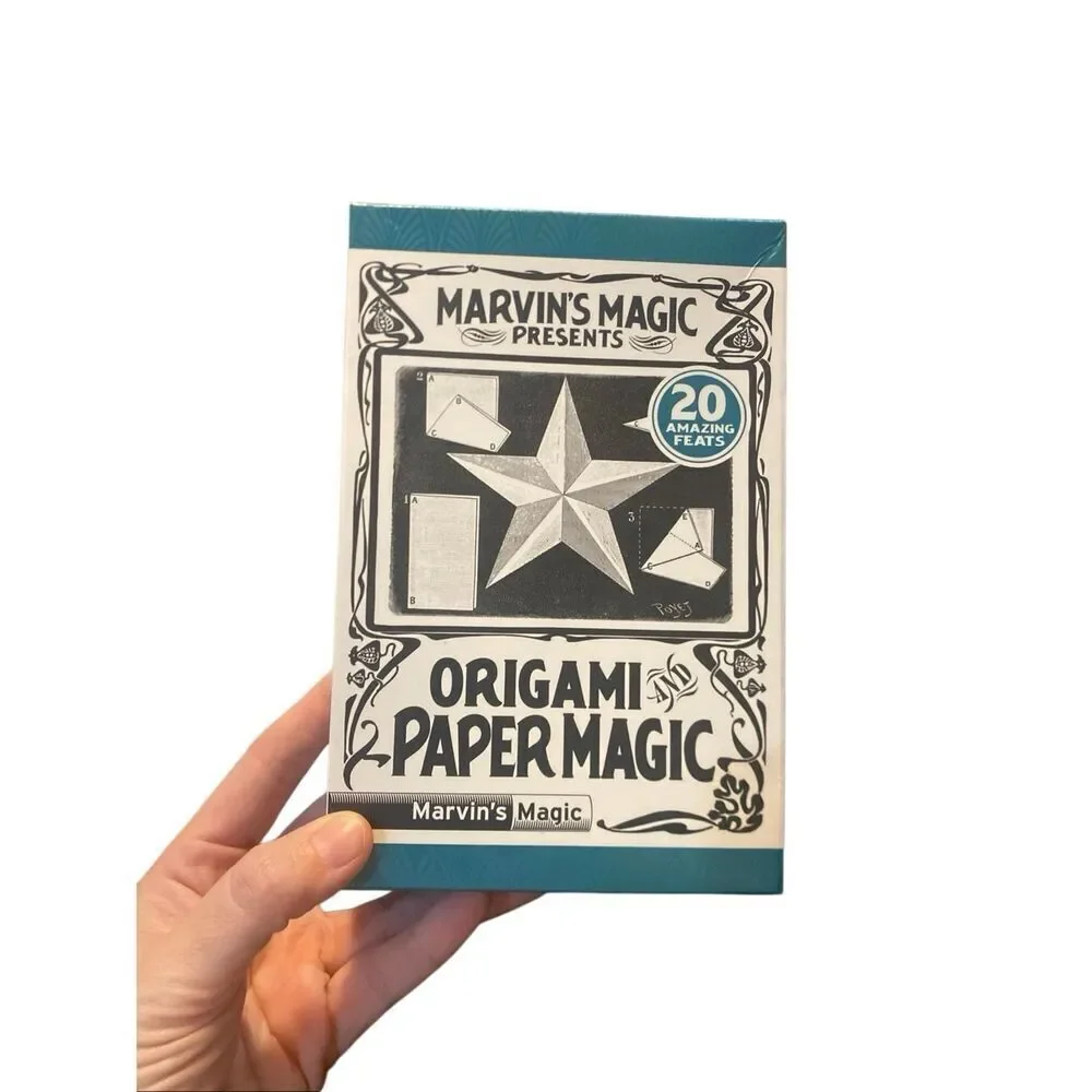 NWT Marvin’s Magic Presents Origami paper magic 20 amazing Feats